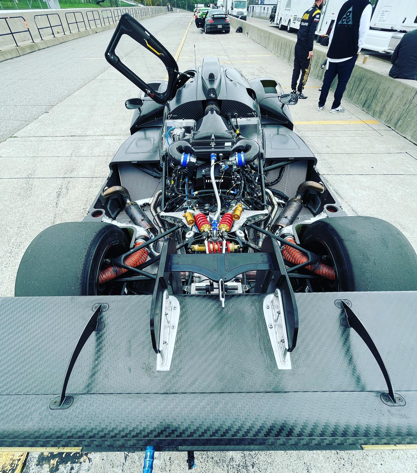 Duqueine LMP3 after detail, swirl-free finish catching direct light on the body line
